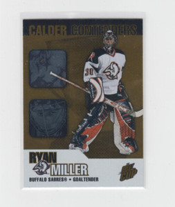 02/03 Quest for the Cup Buffalo Sabres Ryan Miller Calder Contenders card #3