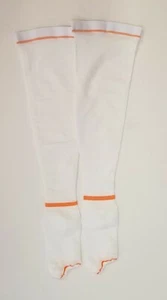 Gillya White Leg Health Compression Thigh High Socks Improve Circulation tight - Picture 1 of 12