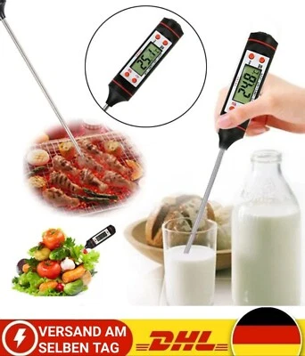 Digitales Lebensmittel Einstich Spieß Thermometer - Kochen, Küche, Grill , Essen - Bild 1 von 4