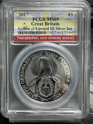 2017 Great Britain Griffin of Edward III NGC MS-69 - Image 1 of 2