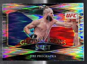 Jiri Prochazka 2022 Select UFC #24 Global Icons Silver Flash Prizm