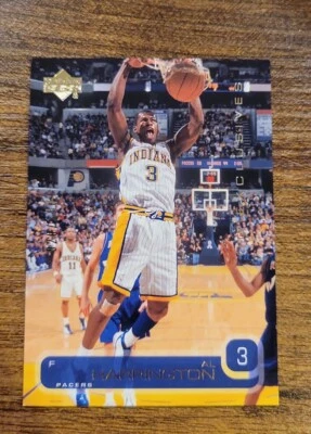 2002-03 Upper Deck UD Exclusives Gold Al Harrington Parallel SP /100 Case Hit - Image 1 of 3