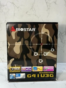 BIOSTAR G41U3G LGA 775 Intel G41 USB 3.0 Micro ATX Intel Motherboard - Picture 1 of 5