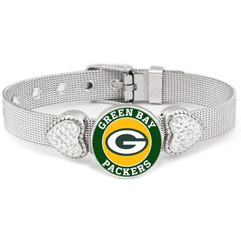 Spec. Green Bay Packers Womens Adjustable Silver Bracelet Jewelry Gift D26 Cover