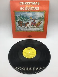 Christmas With The 50 Guitars Vinyl LP 1977 Mistletoe Records MLP-1229 - Picture 1 of 10