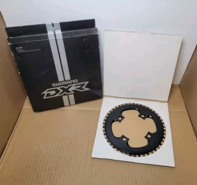 Shimano DXR Model SM-CR80 Black 46T 46 Tooth Bike Chainring - Good Shape! - Image 1 of 4