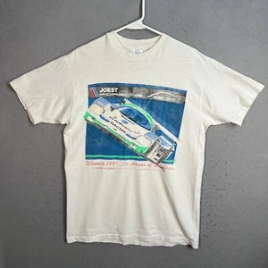 Vintage 90s Joest IMSA GTO 1991 Daytona 24 Hours T-Shirt Porsche 962 Large Men - Bild 1 von 9
