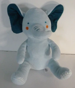 60. TOMKIDS KUSCHELTIER TOM KIDDY ELEFANT blau grün gestreift weiß orange NEUWERTIG* - Bild 1 von 4