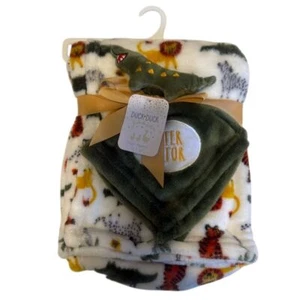 Pato Pato Ganso Selva Safari Bebé Manta y Lovey Set Multicolor Unisex Cuna - Imagen 1 de 6