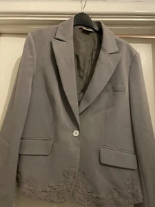 Smart ladies grey jacket, with lace detail. size 16 from Together. - Picture 1 of 2