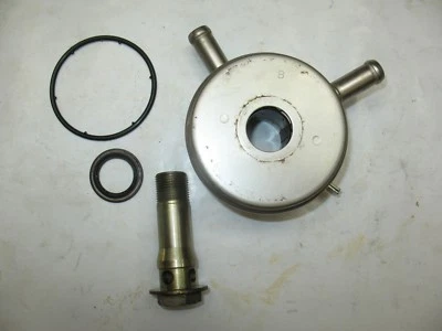 Yamaha R6 YZF-R6 600 2005 enfriador de aceite + perno de unión + junta tórica - buenas roscas Foto 1 de 4