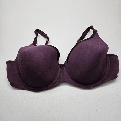 Bali Women Bra 42D Purple T Shirt Underwired Strap - Image 1 of 4