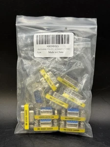 9 Pcs DB9 9-Pin Female to Female Serial Mini Gender Changer Coupler - NEW - Picture 1 of 3