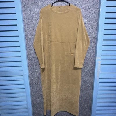 Vestido de gamuza sintética Orvis vintage al aire libre años 80 Landgirl marrón manga larga talla 10 Foto 1 de 4