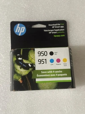 Juego de cartuchos de tinta HP 950XL 951 C2P01FN CN045AN CR314CN genuino OEM caja al por menor Foto 1 de 4