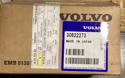 Cuerpo del acelerador VOLVO XC90 MK1 30622273 NUEVO GENUINO OEM Foto 1 de 3