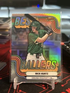 2024 BOWMANS BEST NICK KURTZ BEST BALLERS INSERT #BB-13 ATHLETICS INSERT - Picture 1 of 2