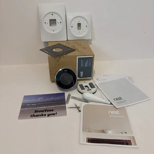 Nest 01A 1st Generation Learning Thermostat Wi-Fi Google NOT TESTED PARTS ONLY - Picture 1 of 12