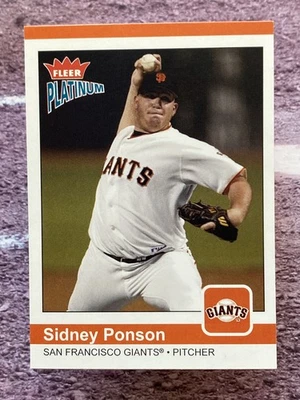 2004 Fleer Platinum Сидни Понсон No75 San Francisco Giants - Изображение 1 из 2