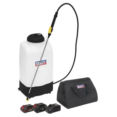 Sealey Cordless Garden Backpack Sprayer SV20 Series 15L Batteries - CP20VGBSKIT - Image 1 of 4