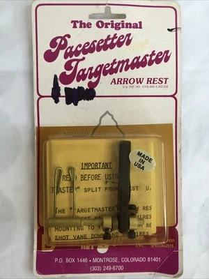 Golden Key Futura Pacesetter Targetmaster Arrow Rest – NOS Vintage Sealed USA - Image 1 of 3