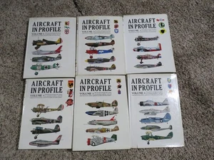 AIRCRAFT IN PROFILE VOLUMES 1 THROUGH 6- ALL SIX VOLUMES - Foto 1 di 2