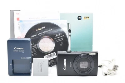 CANON IXY600F Black 12.1MP Digital Camera PowerShot From JAPAN #C567 - Image 1 of 4