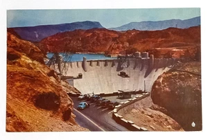 Hoover Dam & Lake Mead Black Canyon Nevada NV Postkarte um 1958 mit Weihnachtssiegeln - Bild 1 von 2