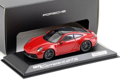 1:43 Minichamps Porsche 911 992.2 Carrera 4 GTS Coupè Carmine Red Wap Dealer - Immagine 1 di 3