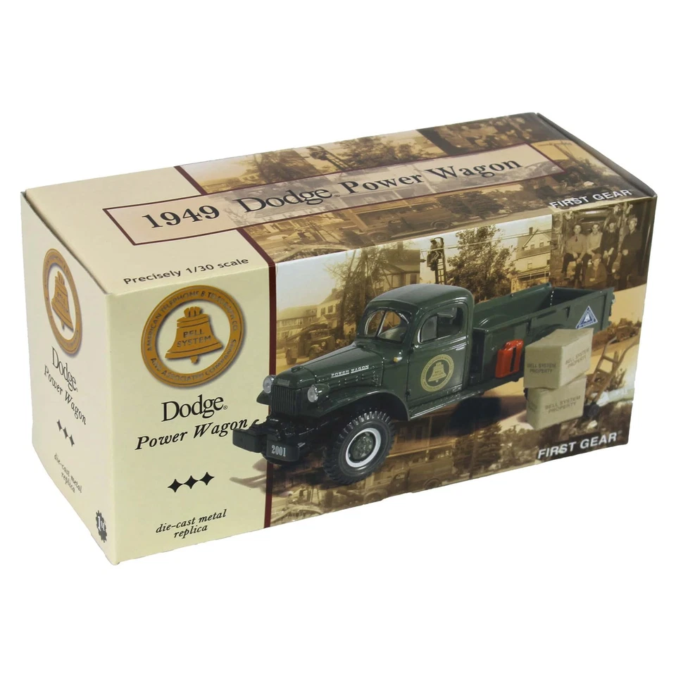 Dodge Power Wagon 1949 1/30, sistema Bell, First Gear Collector Club 19-2769 Foto 1 de 1