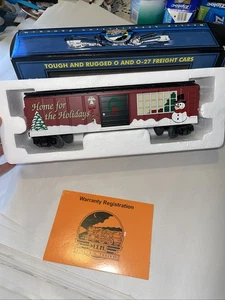 MTH RAILKING CHRISTMAS 2000 D.A.P Christmas Box! O GAUGE TRAIN Home For The holi - Picture 1 of 6