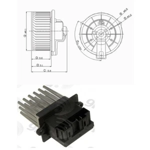 KIT-201009-131 GPD Blower Motor for Jeep Grand Cherokee 2002-2004 - Picture 1 of 5