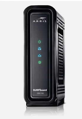 ARRIS Surfboard sb6190 (32x8) DOCSIS 3.0 Cable Modem, 1.4 Gbps Max Speed - Image 1 of 4