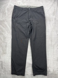 Linksoul Pants Mens 35 Regular Gray Charcoal Golf Tour Performance Chino Stretch - Picture 1 of 17