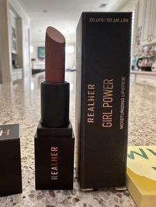 Lápiz labial hidratante RealHer en GIRL POWER malva profunda .07 oz/2G MINI TALLA CAJA DE SELLO - Imagen 1 de 24