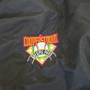 Chaqueta Cooperstown Dream Park Para Hombres 2XL Negra Relleno Aislante Cremallera y Presión - Imagen 1 de 7