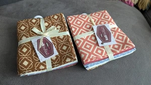 Hobby Craft  100% Cotton Fat Quarters Pack of 5 X 2 Bundles (50x50cm) - Picture 1 of 3