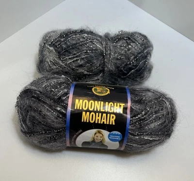 Lion Brand MOONLIGHT MOHAIR  Acrylic/Mohai Blend 50gr ea. Set Of 2 TUNDRA - Image 1 of 4