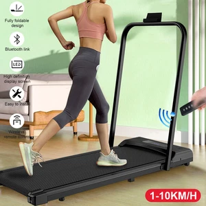 Walking Pad Treadmill Electric Foldable Underdesk Smart Running Machine +Holder - Picture 1 of 13