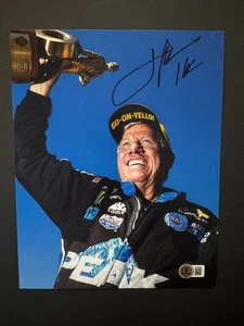 John Force Hot! handsigniertes signed NHRA Racing Legend 8x10 Foto Beckett BAS coa - Bild 1 von 1