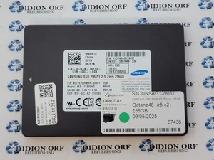 SAMSUNG PM851 256GB 2.5" SATA SSD MZ-7TE256D, Grade A+, SKU 11019 - Picture 1 of 2