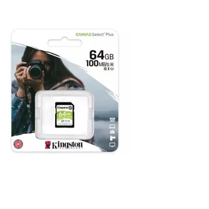 Kingston Canvas Select Plus V10 64GB SD Class 10 UHS-I U3 Flash Card - Picture 1 of 1