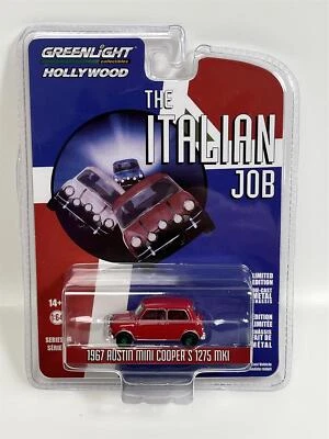 The Italian Job 1967 Austin Mini Cooper S Chase Model 1:64 Greenlight 44880B - Image 1 of 4