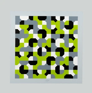 Bruno MUNARI - "Curve di Peano", 1991 - Serigrafia, 70 x 70 cm - Imagen 1 de 4