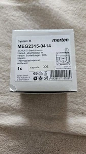 Merten SCHUKO-Steckdose Abchließbar MEG2315-0414 IP20 Anthrazit.(Siehe Bilder). - Bild 1 von 6
