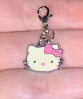 Silver Hello Kitty Charm Zipper Pull & Keychain Add On Clip!!