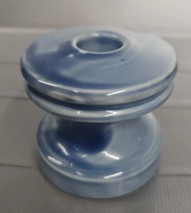 Vintage Blue Ceramic Insulator - Picture 1 of 5