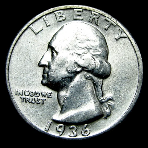 1936-D Washington Quarter Silver ---- Stunning Coin ---- #TT650 Cover