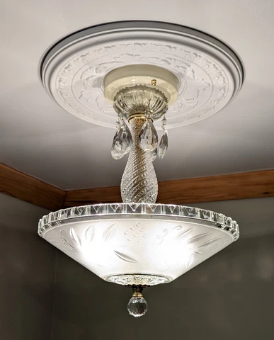 742 Vintage Antique Art Deco Glass Shade Ceiling Light Fixture Lamp Chandelier Cover