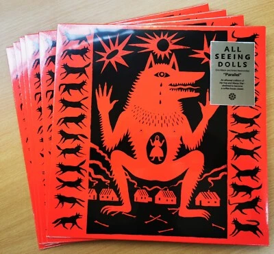 ANTON NEWCOMBE & DOT ALLISON All Seeing Dolls LP Parallel SPLATTER VINYL 1st Edn - Image 1 of 4